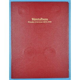 2 kroner 1875 - 1959 komplet