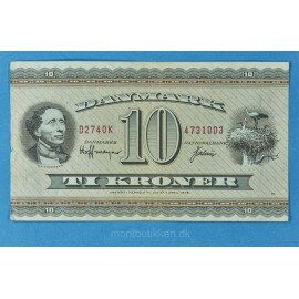 Danmark 10 kr. 1974 - D2740K