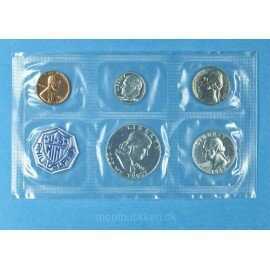 USA møntsæt fra US Mint Philadelphia 1963