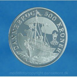 500 kr. i sølv 2008