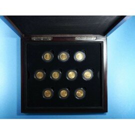 Sydafrika 2 Rand - 10 stk. i guld