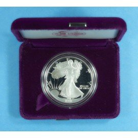 USA 1 dollar 1991 Proof 1 oz sølv