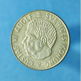 Sverige 1 Krona 1952-1968 i sølv