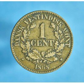 DVI 1 cent 1868-1883