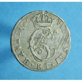 Christian V 4 marck / 1 krone 1676