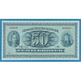 Danmark 50 kr. 1966 - A7 Hoffmeyer