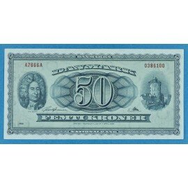 Danmark 50 kr. 1966 - A7 Svend Andersen