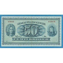 Danmark 50 kr. 1966 - A7 Hoffmeyer