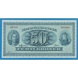 Danmark 50 kr. 1970 - A8 Hoffmeyer