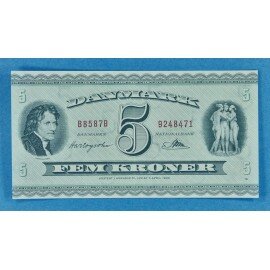 5 kr. 1952-1960 - bedre eksemplar