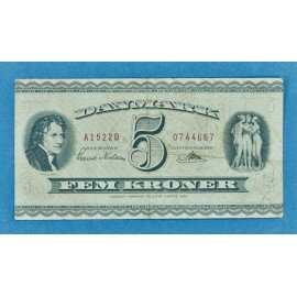 5 kr. 1952 - uden punktum
