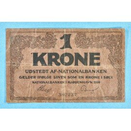 1 kr. 1914 - Klipfisk