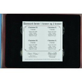 Danmarks første 1 og 2 kroner