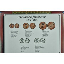 Danmarks første øre mønter 1874-1906