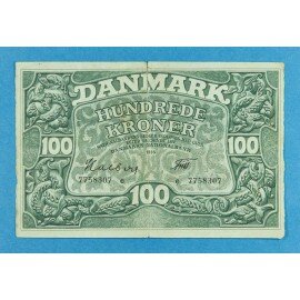 Danmark 100 kr. 1946 - Friis