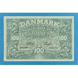 Danmark 100 kr. 1958 - Pugh