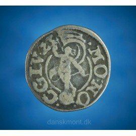 Chr.4. 3 skilling 1623-1625 nydelig