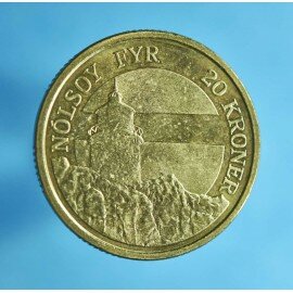 20 kr. 2005 - Nolsø Fyrtårn, Færøerne