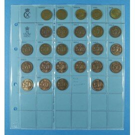 Danmark ½ kr og 50 øre komplet 1924-2008