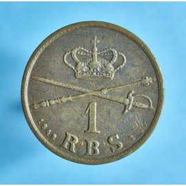 Christian 8. 1 R.B.S. 1842 - bedre eksemplar