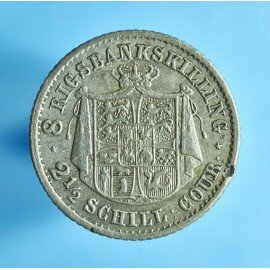 Christian 8. 8 rigsbankskilling 1843 - Bedre eksemplar