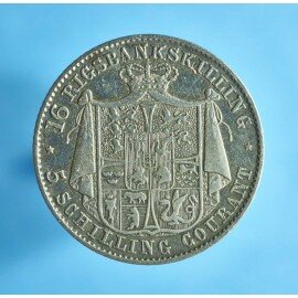 Christian 8. 16 rigsbankskilling 1842 - Bedre eksemplar