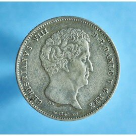 Christian 8. 1 rigsbankdaler 1842-1848 - Bedre eksemplar