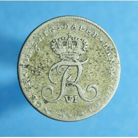 Frederik 6. 1/6 rigsdaler 1808 