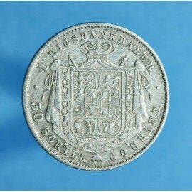 Frederik 7. 1 rigsbankdaler 1849-1851 - Bedre eksemplar