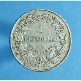 Frederik 7. 1 rigsdaler 1854-1855 - Bedre eksemplar