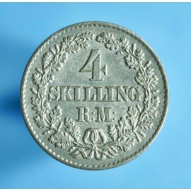 Frederik 7. 4 skilling 1854-1856 - Flot
