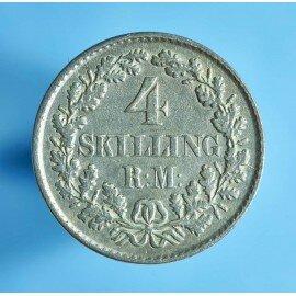 Frederik 7. 4 skilling 1854-1856 - Bedre eksemplar