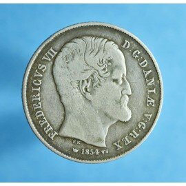 Frederik 7. ½ rigsdaler 1854-1855