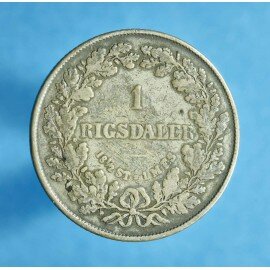 Frederik 7. 1 rigsdaler 1854-1855