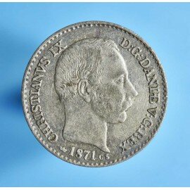 Christian 9. 4 skilling 1867-1874 - Bedre eksemplar