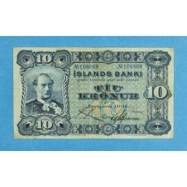 Island 10 Kronur 1904