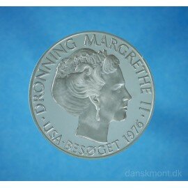 Dronning Margrethe II USA besøg, medalje i sølv