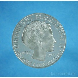 Officielt besøg i Jugoslavien, medalje i sølv