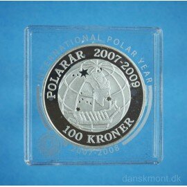 Danmark 100 kr Sirius 2008, Polarmønt