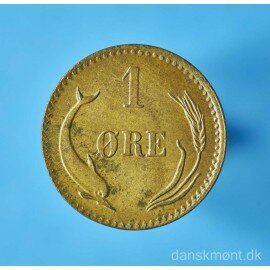 1 øre 1875 m. møntskær