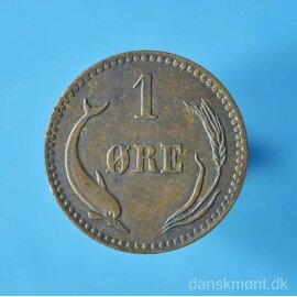 1 øre 1881 i flot kvalitet