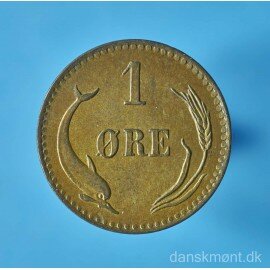 1 øren 1882 m. møntskær