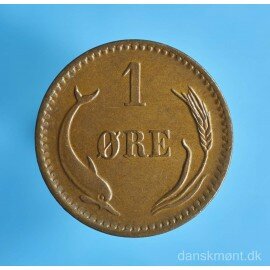 1 øre 1888 m. møntskær
