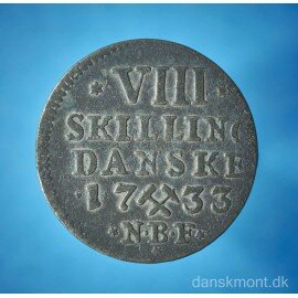 8 skilling 1733