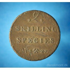 Norge 2 skilling 1827