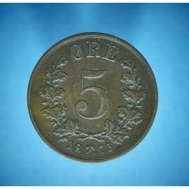 Norge 5 øre 1875