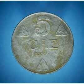 Norge 5 øre 1917