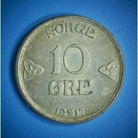 Norge 10 øre 1917