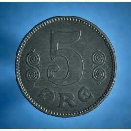 5 øre 1919 Jern - Sjælden kvalitet