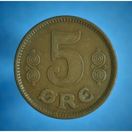 5 øre 1923 - sjælden